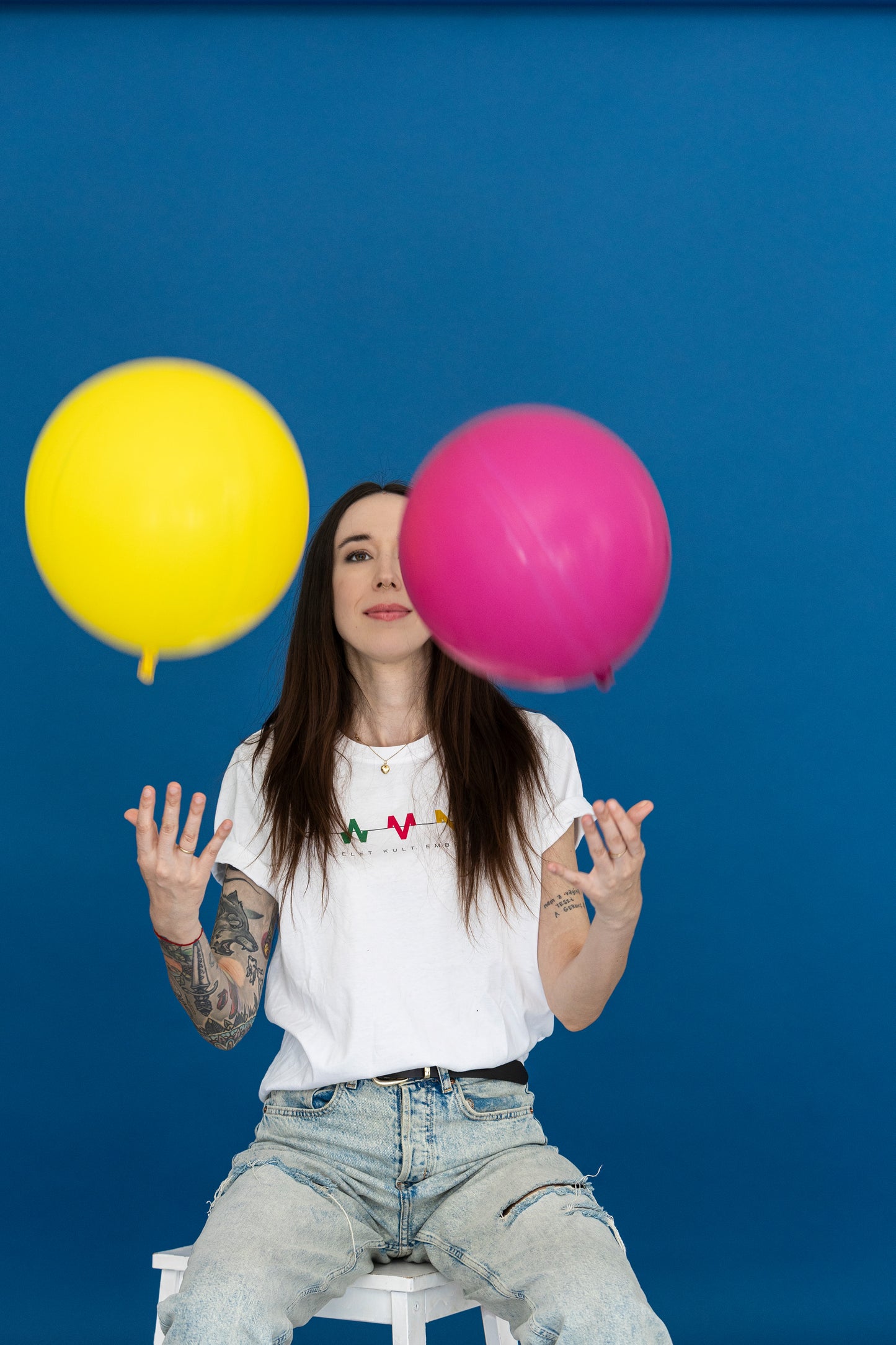 Színes WMN klasszikus póló