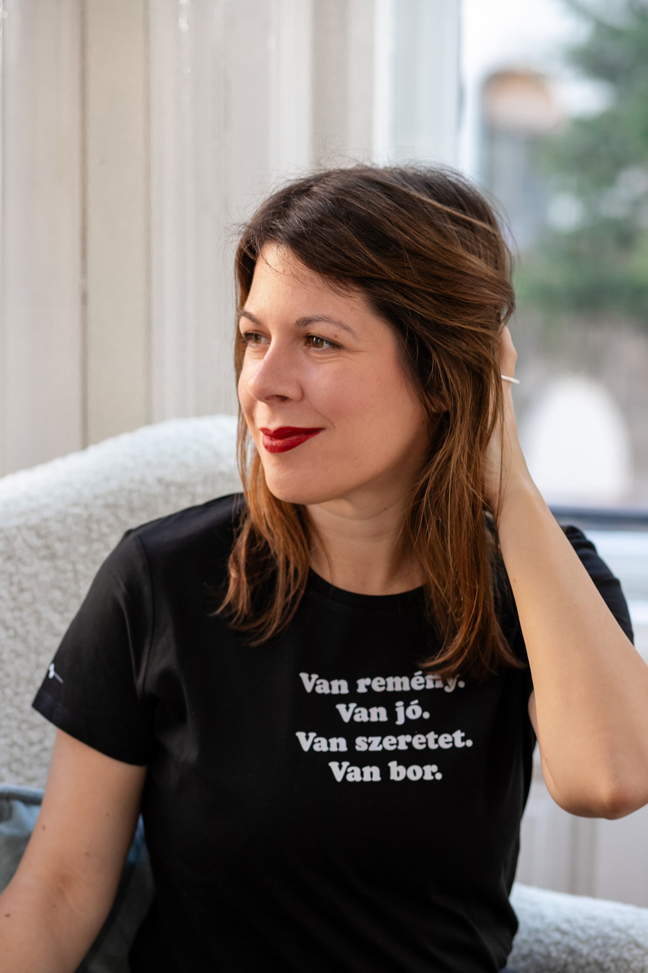 Van remény, van bor karcsúsított póló