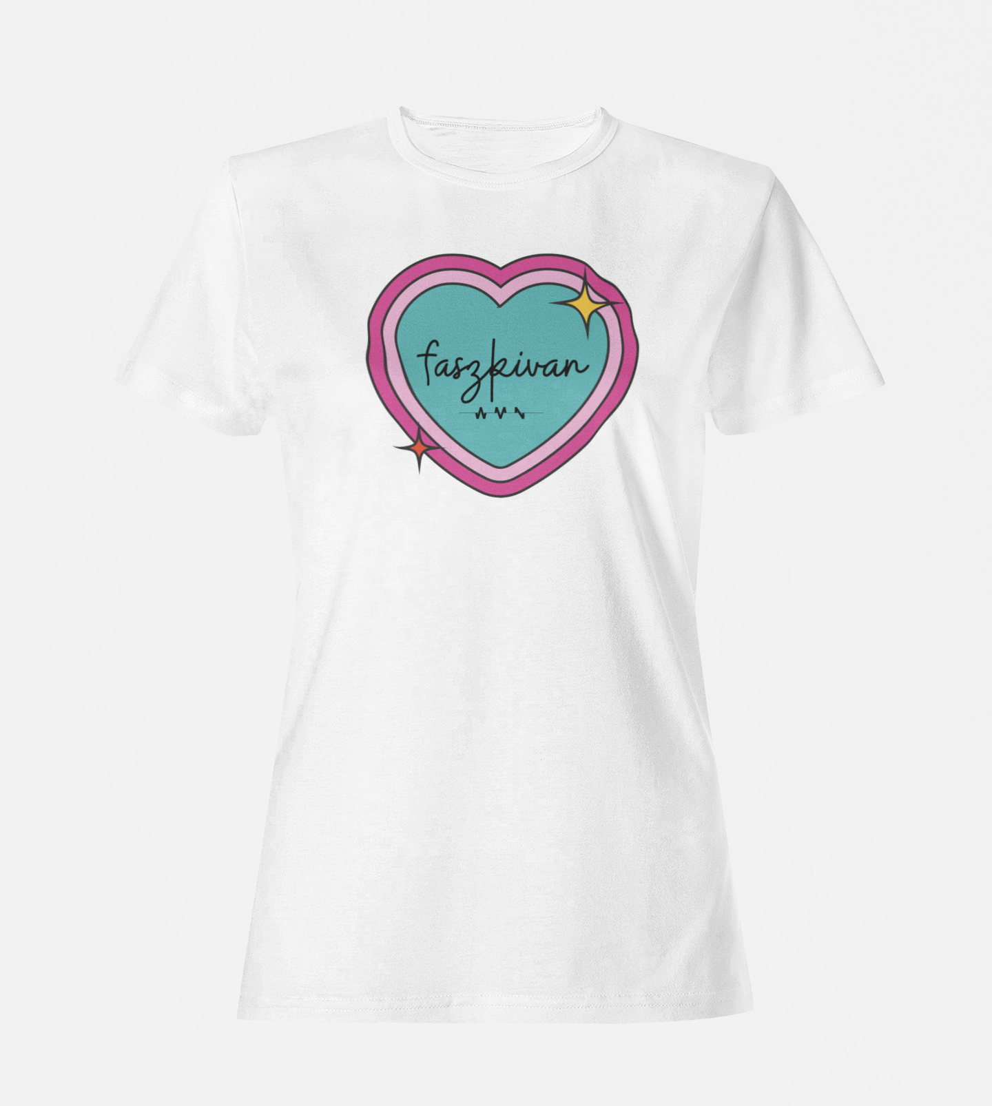 F@szkivan karcsúsított póló