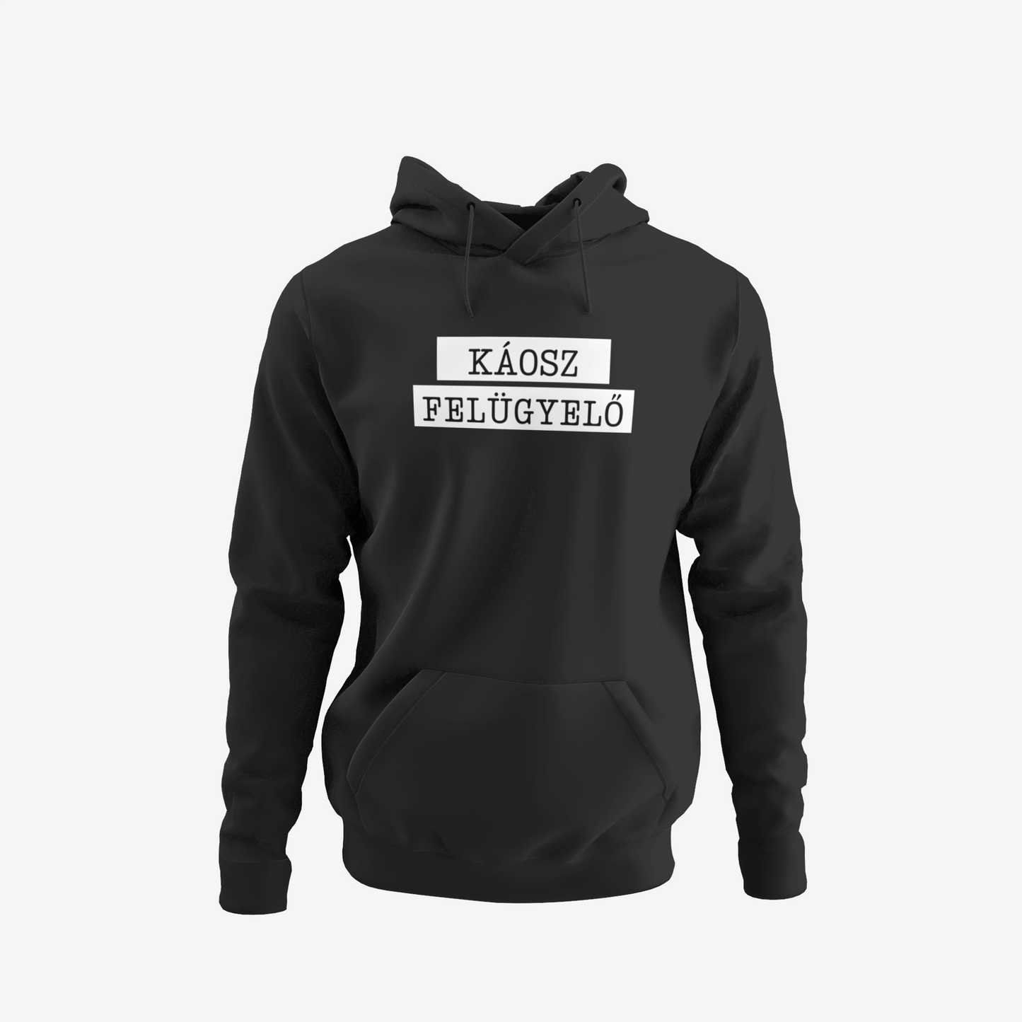 Káosz felügyelő kapucnis pulcsi