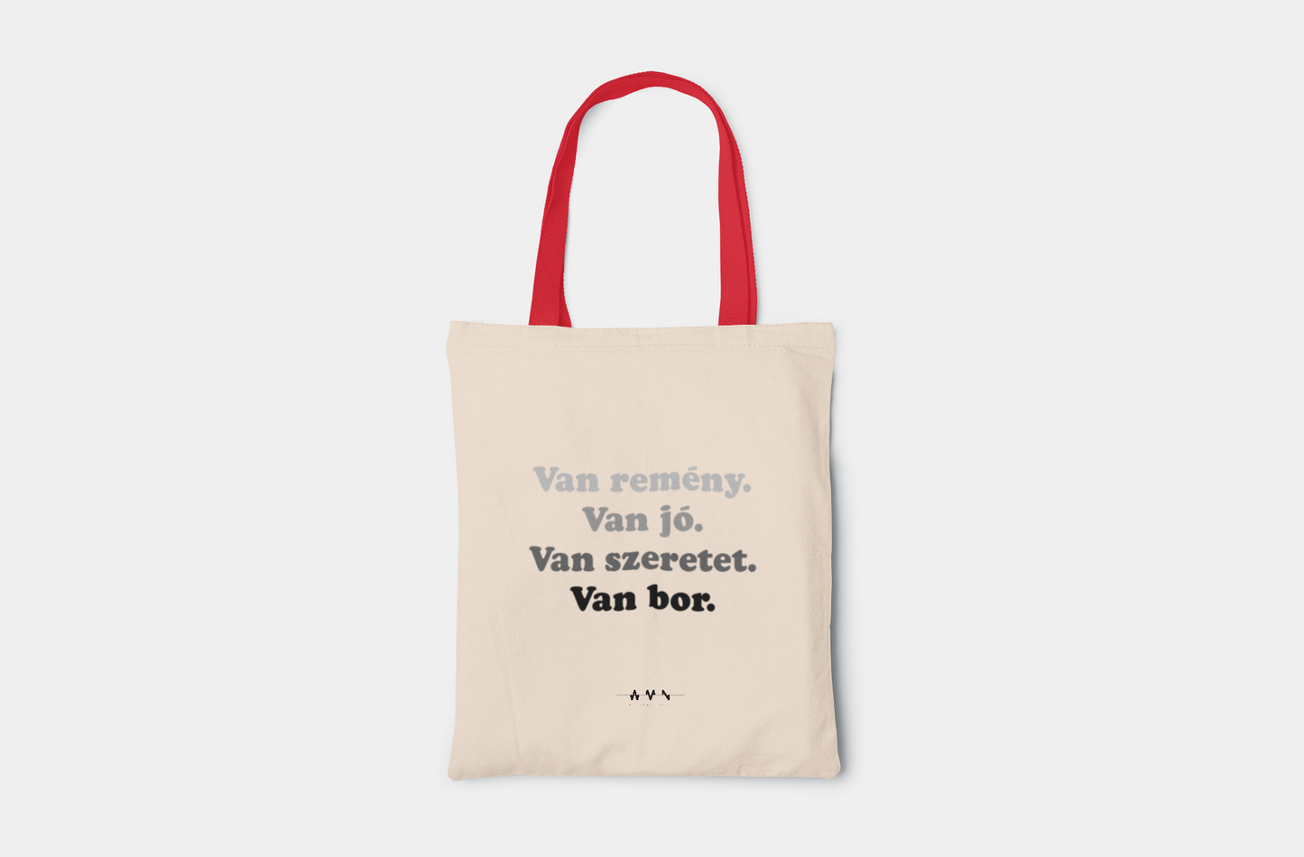 Van remény, van bor vászontáska