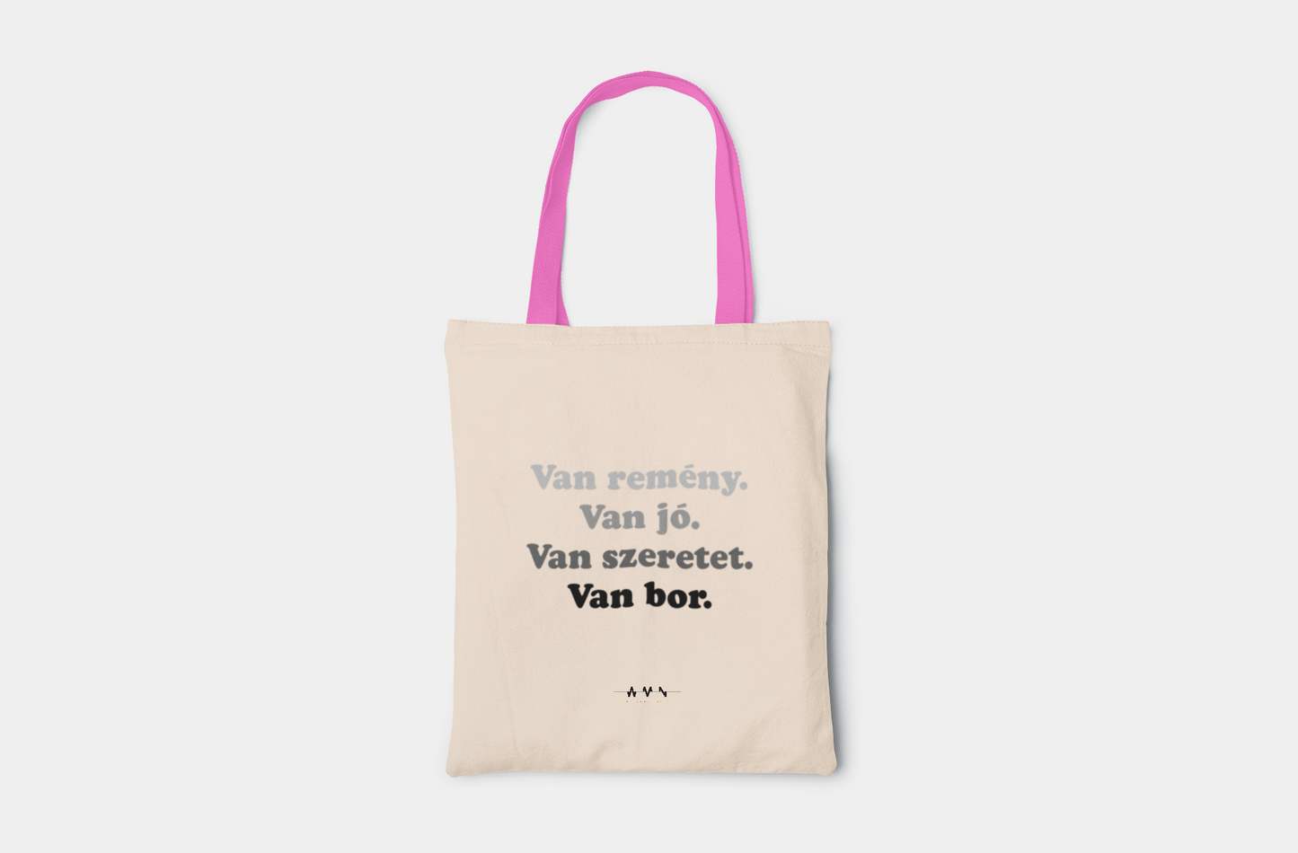Van remény, van bor vászontáska
